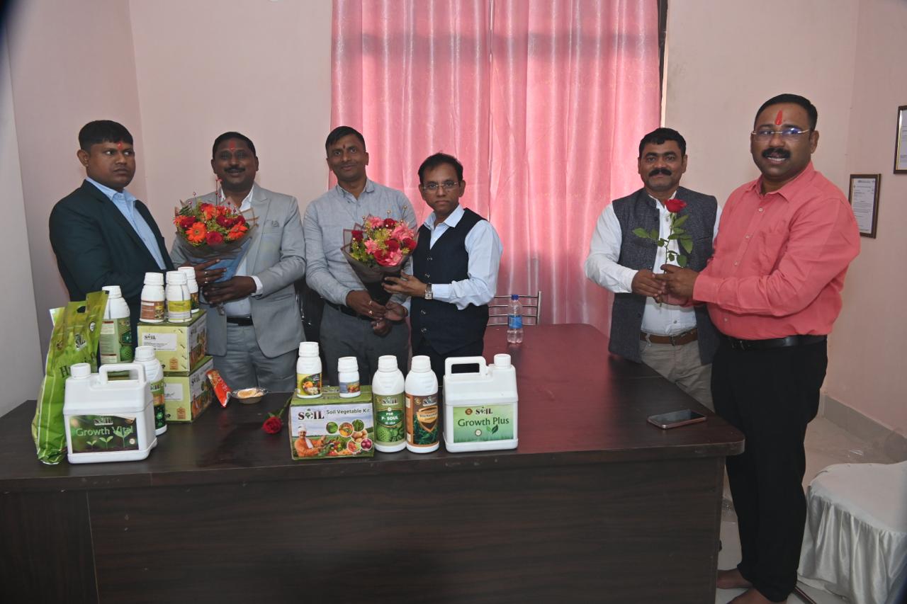 SOIL product display at event