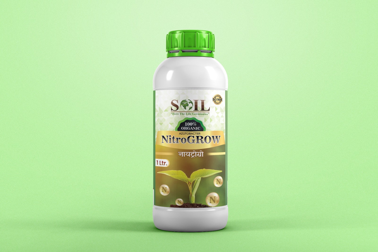 SOIL NitroGROW bio fertilizer bottle